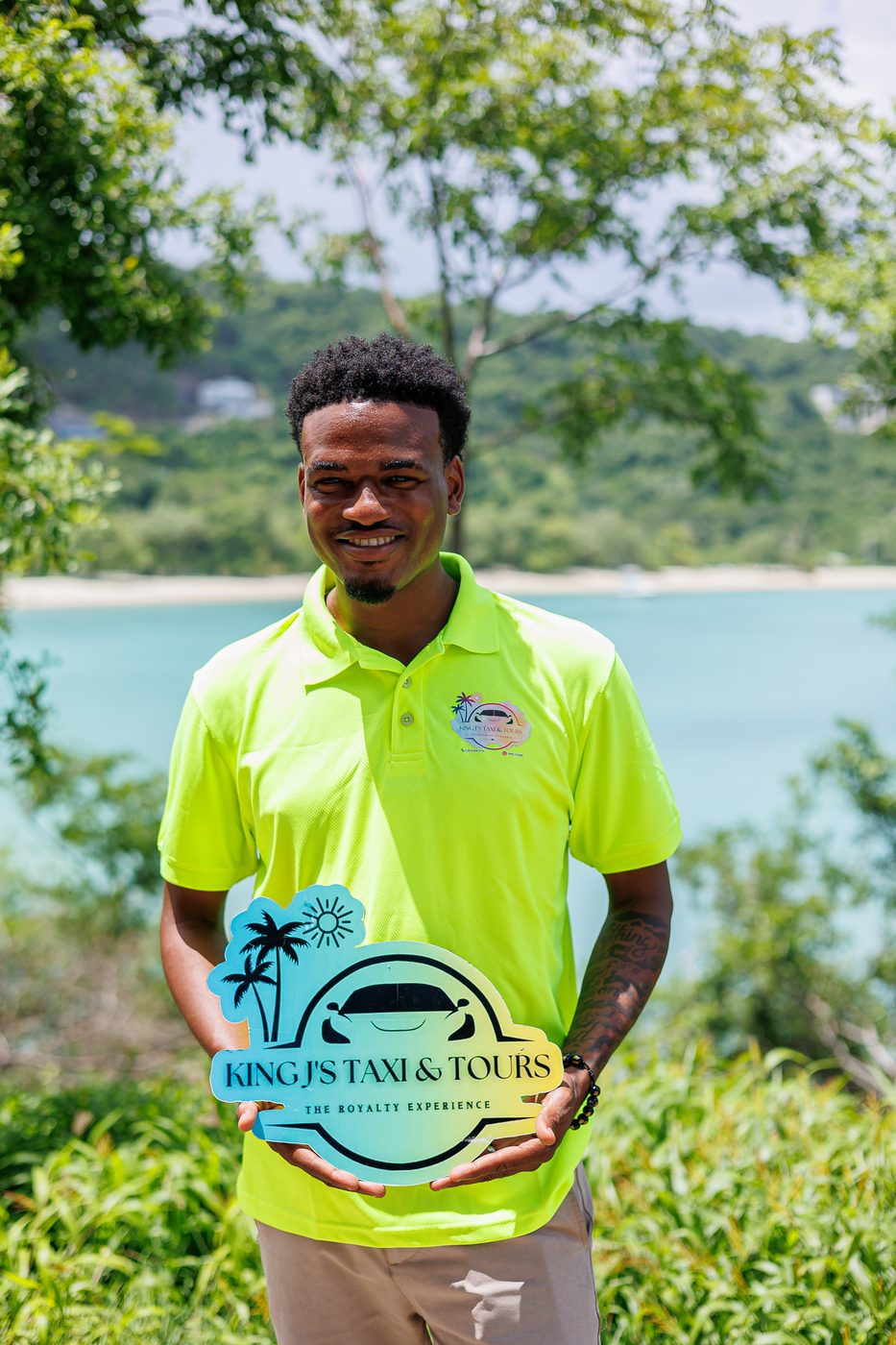 Deshon, driver and guide at King J’s Taxi Service and Tours Grenada