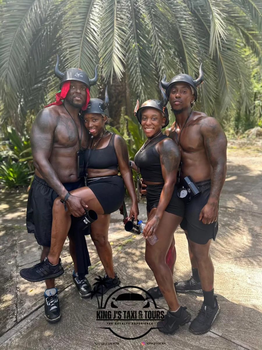 A group heading out to a fete with King J’s